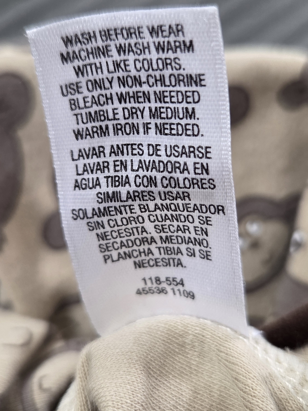 Carter's Beige & Brown Monkey Print Short-Sleeve Snap Romper - Picture 7 of 7
